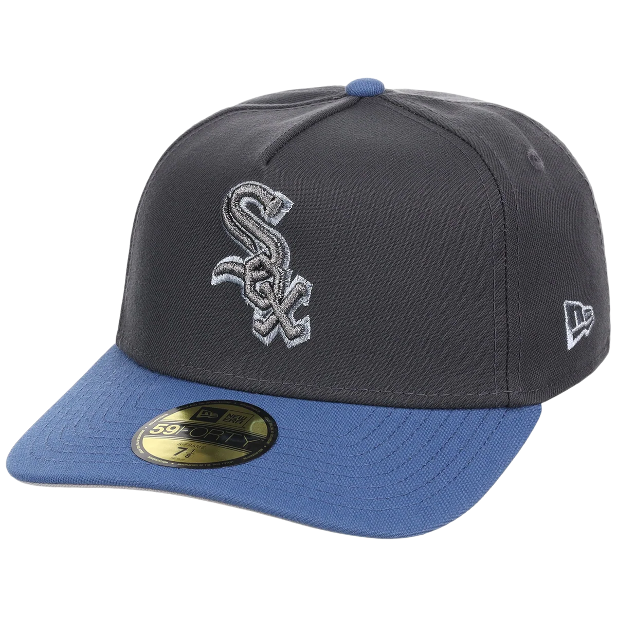Chicago White Sox MLB Indigo Steel New Era 59FORTY detail view