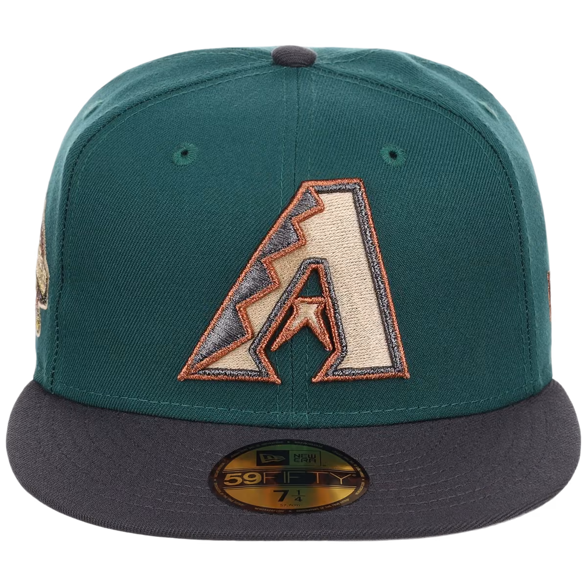 Arizona Diamondbacks Infusion New Era 59FIFTY - Emerald Graphite (Green/Graphite) detail view
