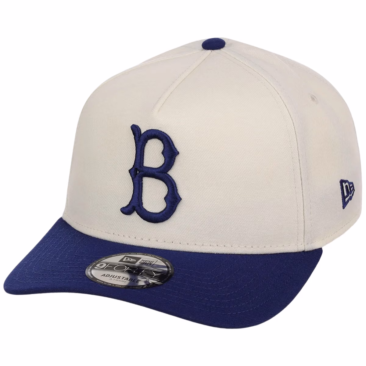 Brooklyn Dodgers MLB Chrome OTC New Era 9FORTY A-Frame detail view