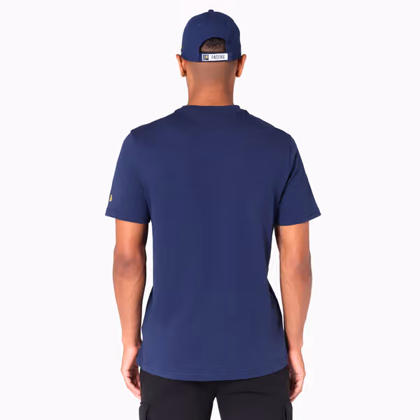 Indiana Pacers Team Logo NBA T-Shirt Navy view 2