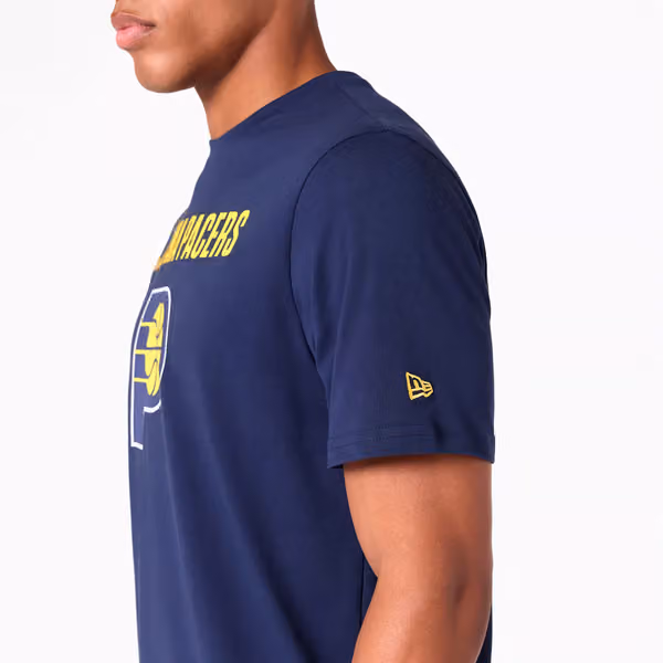 Indiana Pacers Team Logo NBA T-Shirt Navy view 4
