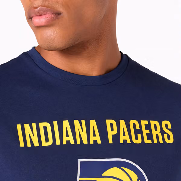 Indiana Pacers Team Logo NBA T-Shirt Navy view 5