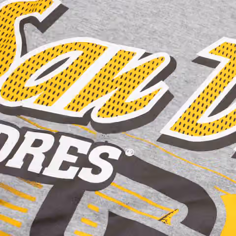 San Diego Padres Sport Classics Oversized MLB T-Shirt Gray view 3