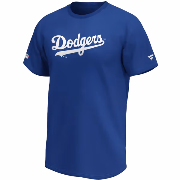 Mookie Betts #50 Los Angeles Dodgers Fanatics Iconic Player MLB T-Shirt Blue view 2