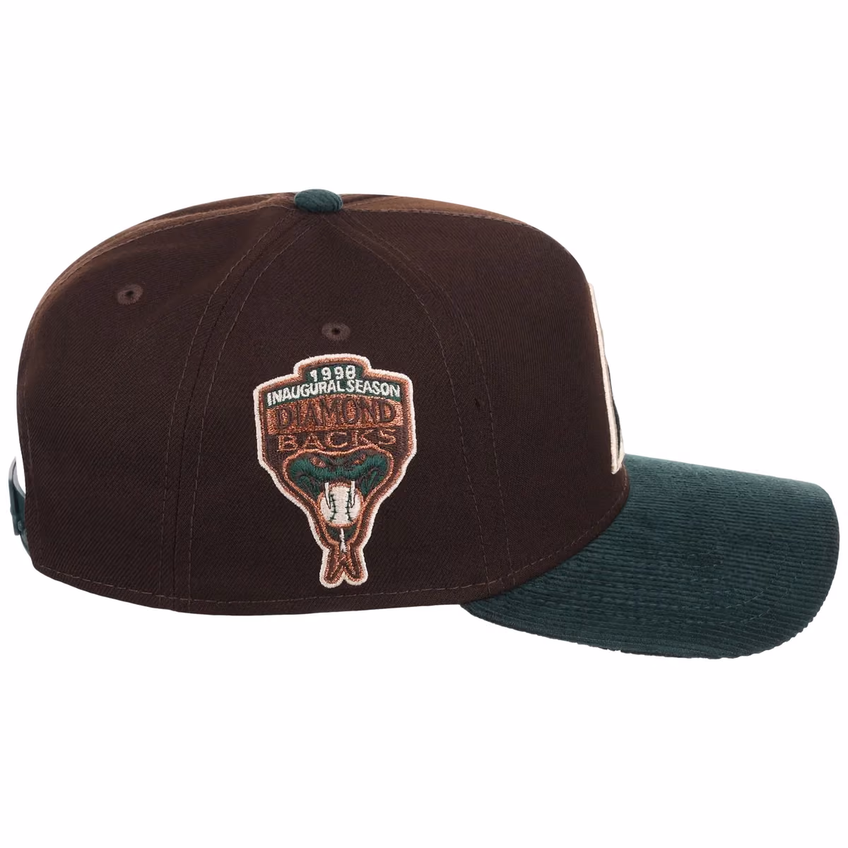 Arizona Diamondbacks MLB Forest Ember New Era 9FORTY A-Frame detail view