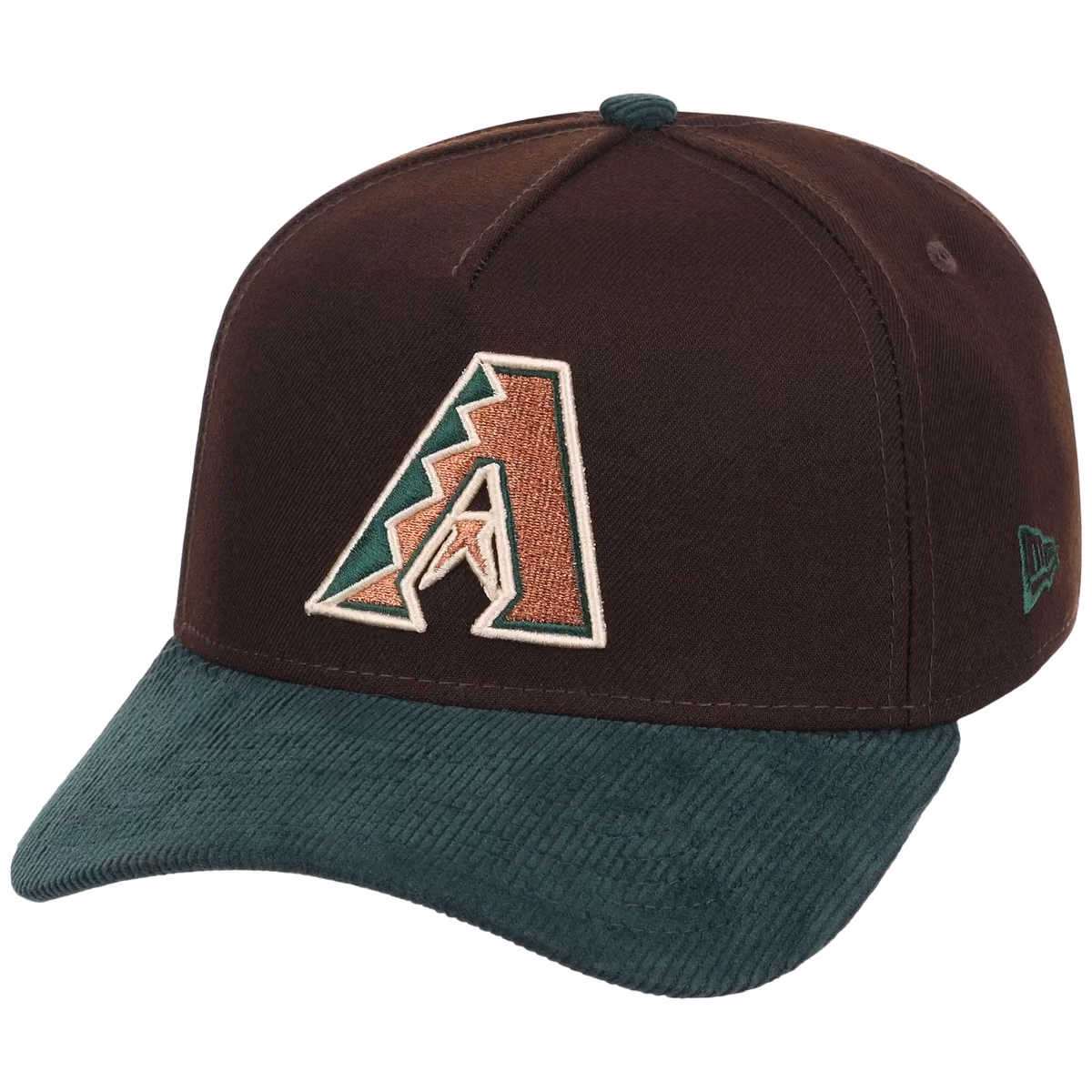 Arizona Diamondbacks MLB Forest Ember New Era 9FORTY A-Frame detail view