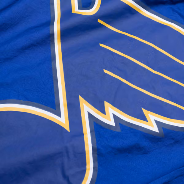 St. Louis Blues Undeniable Mitchell & Ness NHL Windbreaker Jacket view 6