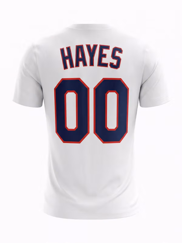 Major League Cleveland Indians Willie "Mays" Hayes #00 Baseball T-Shirt White view 3