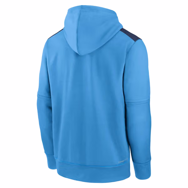 Milwaukee Brewers 2025 City Connect MLB Authentic Therma Hoodie Blue view 2