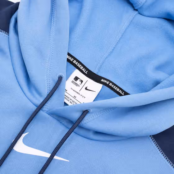 Milwaukee Brewers 2025 City Connect MLB Authentic Therma Hoodie Blue view 4