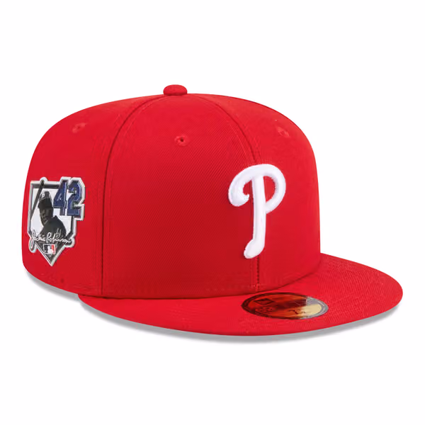 Philadelphia Phillies 2026 Jackie Robinson Day 59FIFTY Fitted Cap Red product photo