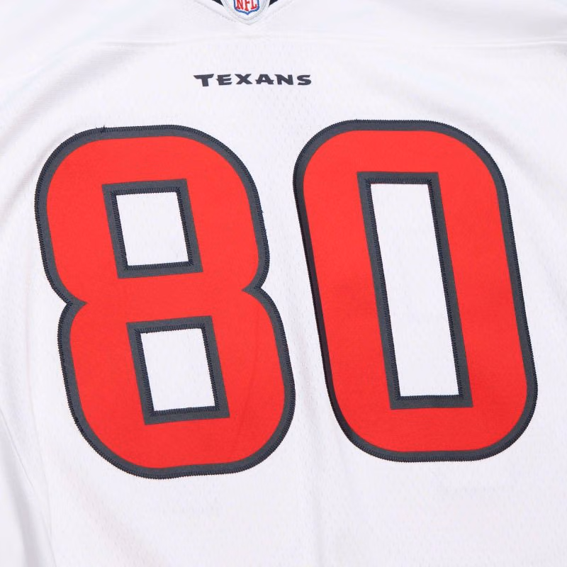 Andre Johnson #80 Houston Texans 2008 Legacy Throwback NFL Jersey White view 5