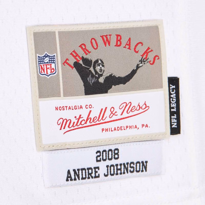 Andre Johnson #80 Houston Texans 2008 Legacy Throwback NFL Jersey White view 3