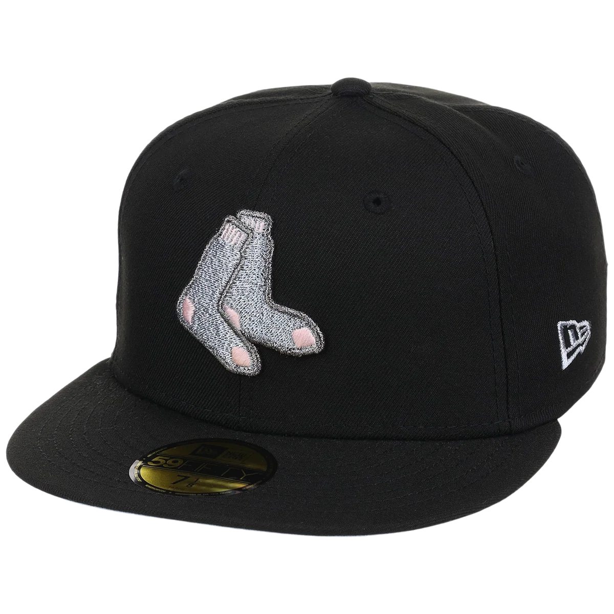 Boston Red Sox MLB Pewter Skies New Era 59FIFTY detail view
