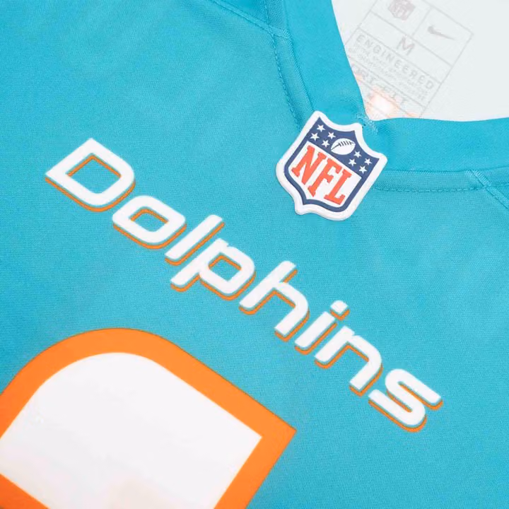 Tua Tagovailoa #1 Miami Dolphins Nike Legend NFL Jersey Aqua view 5
