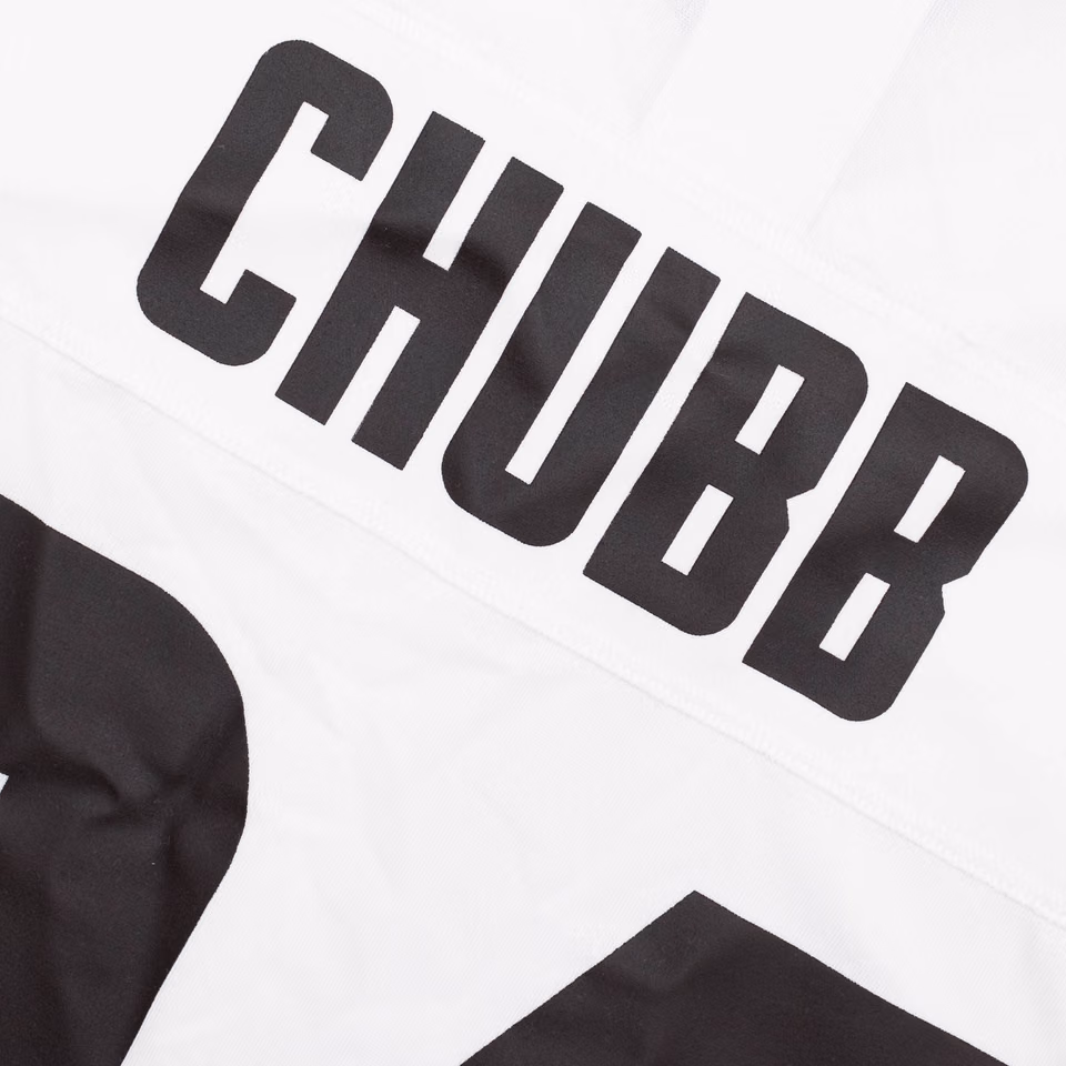 Nick Chubb #24 Cleveland Browns Nike Game NFL Football Jersey White view 4