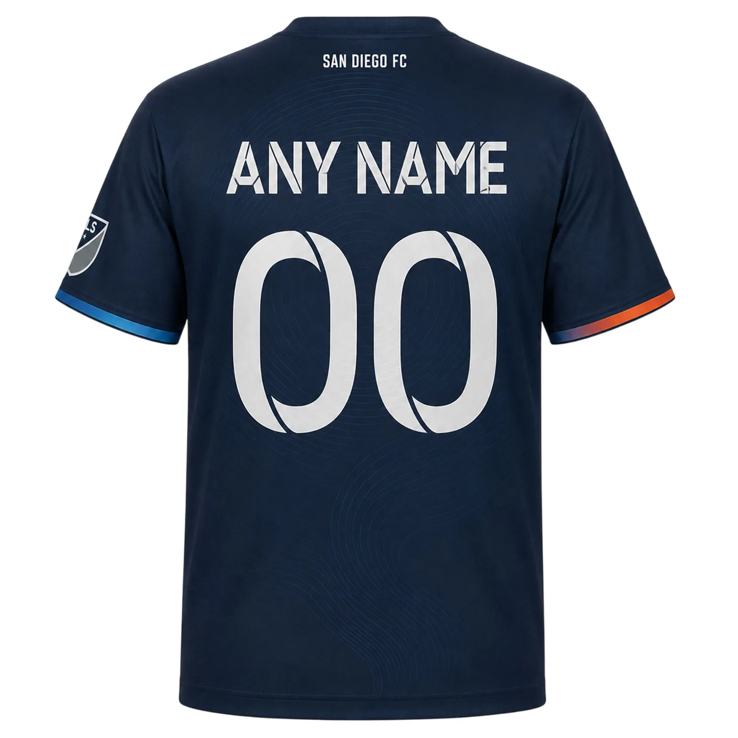 San Diego FC Custom Soccer Jersey – Bold Navy Fan Kit