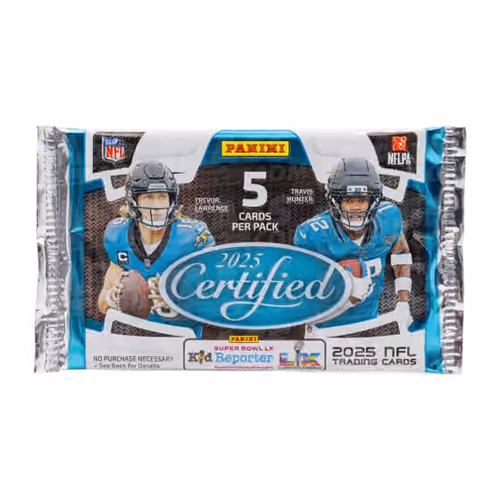 2025 Panini Certified Football NFL Hobby Pack view 1