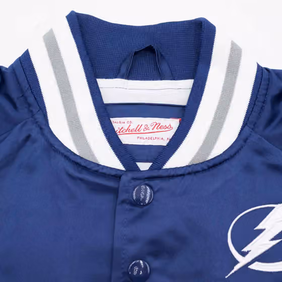 Tampa Bay Lightning Mitchell & Ness Lightweight Satin NHL Jacket view 4