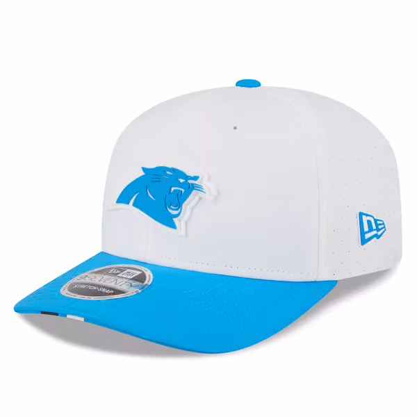 Carolina Panthers 2025 NFL Training Camp New Era 9SEVENTY Stretch-Snap Cap OTC White product photo