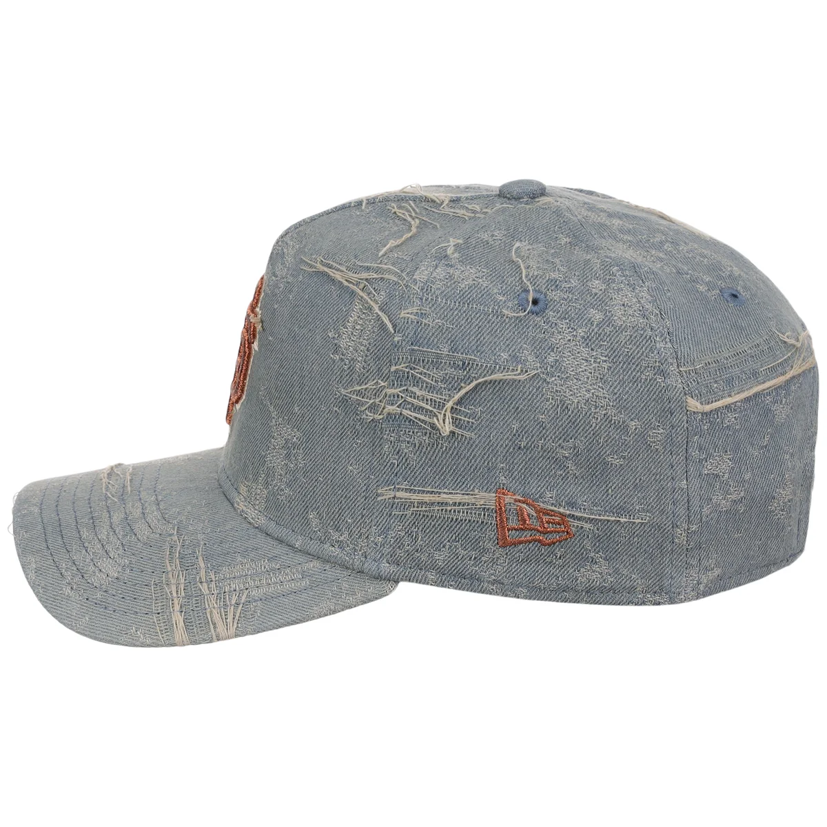 San Francisco Giants MLB Oxidized Denim New Era 9FORTY A-Frame detail view
