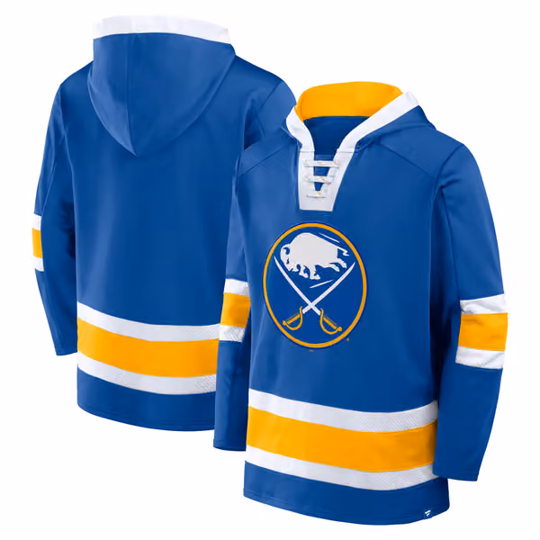 Buffalo Sabres Laced NHL Hoodie Blue view 1
