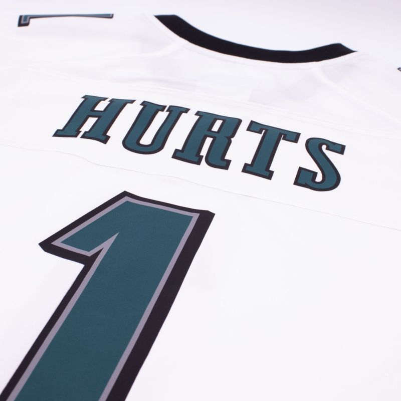 Jalen Hurts #1 Philadelphia Eagles 2026 Game NFL Jersey White view 4