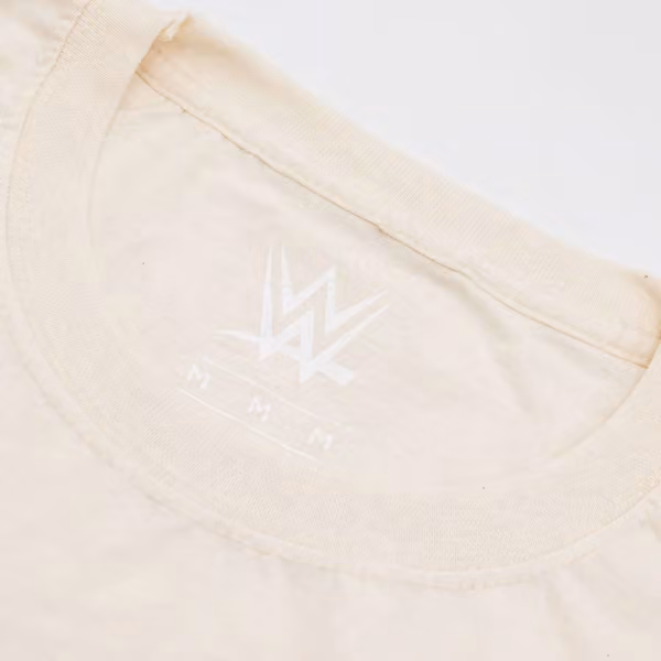 CM Punk WWE Superstar T-Shirt Cream view 4