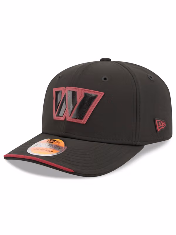Washington Commanders 2026 NFL Sideline 9SEVENTY Stretch-Snap Cap Black product photo