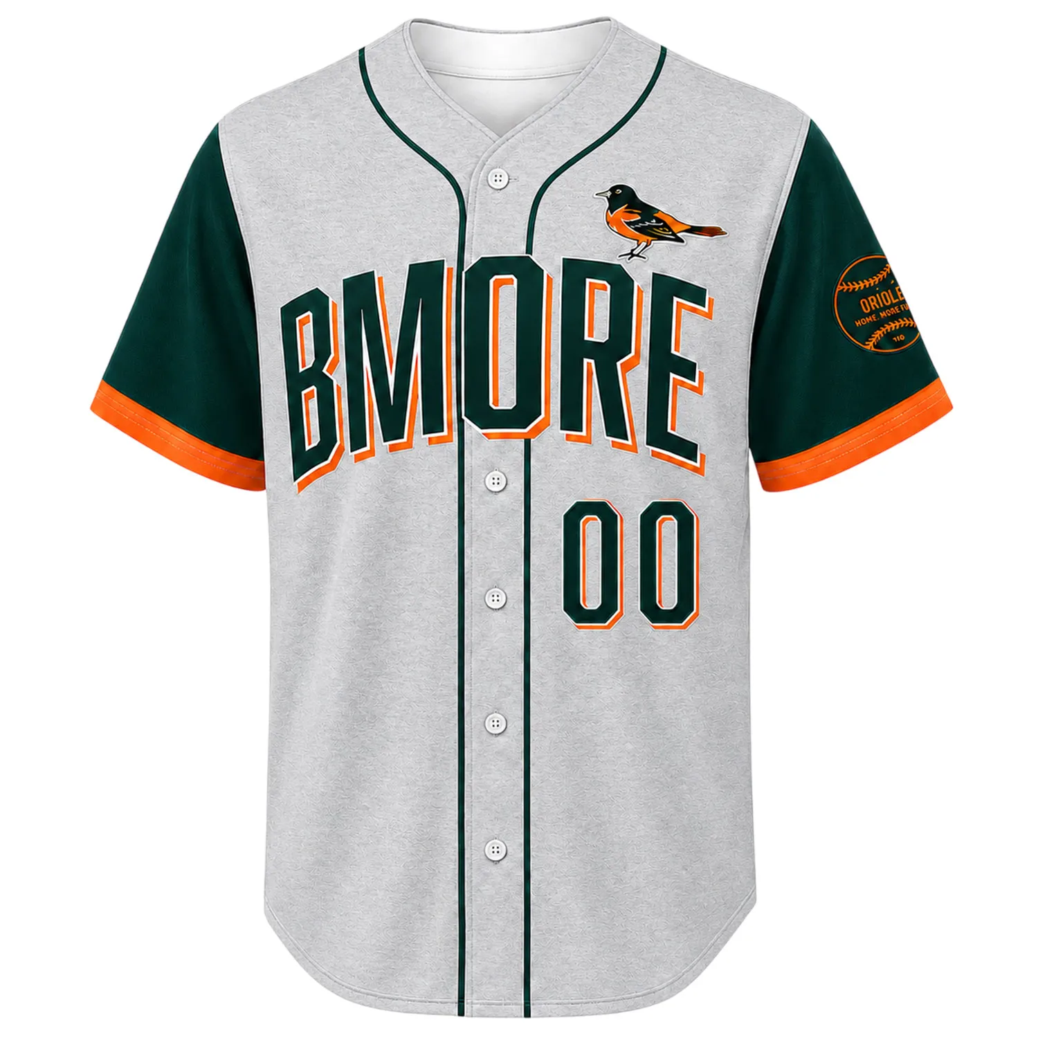 Orioles custom baseball jerseys Team Vibrant Style
