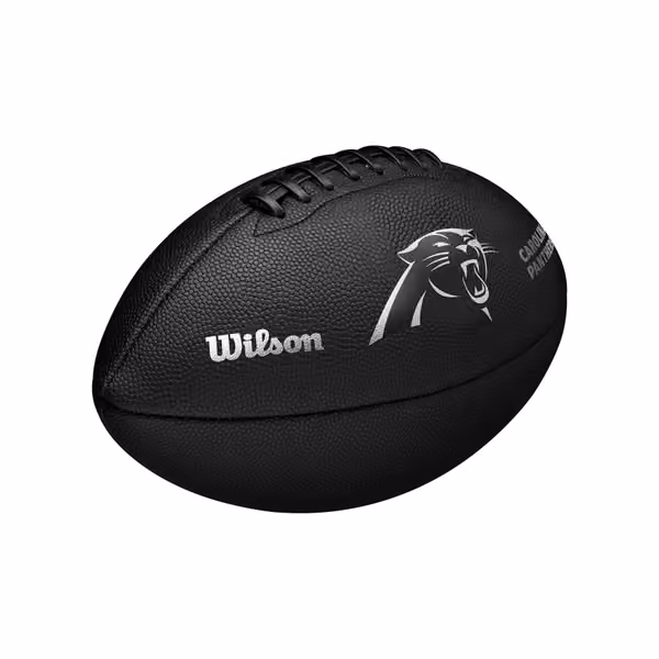 Carolina Panthers Wilson Metallic Premiere Full Size NFL Football view 5