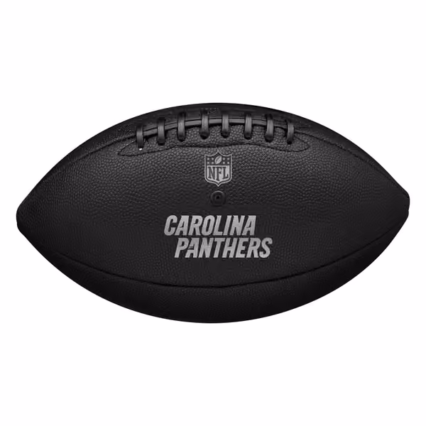 Carolina Panthers Wilson Metallic Premiere Full Size NFL Football view 2