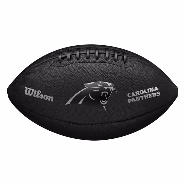 Carolina Panthers Wilson Metallic Premiere Full Size NFL Football view 1
