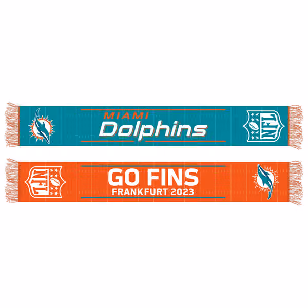 2023 NFL Frankfurt Games Miami Dolphins Scarf view 1