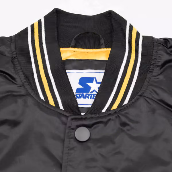 Pittsburgh Penguins Enforcer NHL Varsity Satin Jacket view 4