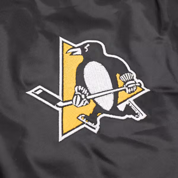Pittsburgh Penguins Enforcer NHL Varsity Satin Jacket view 3