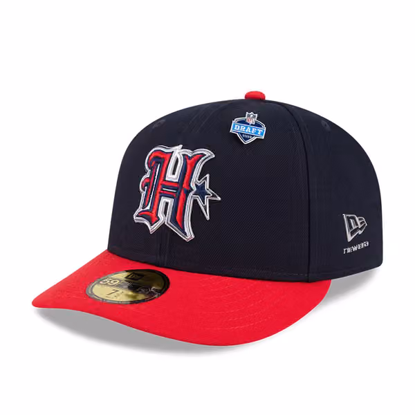 Houston Texans "H" 2026 NFL Draft Pre-Curved 59FIFTY Fitted Cap product photo