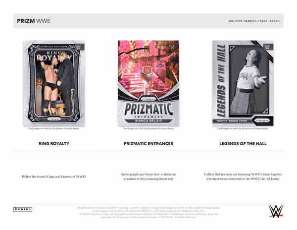 2023 Panini Prizm WWE Wrestling Blaster Box view 4
