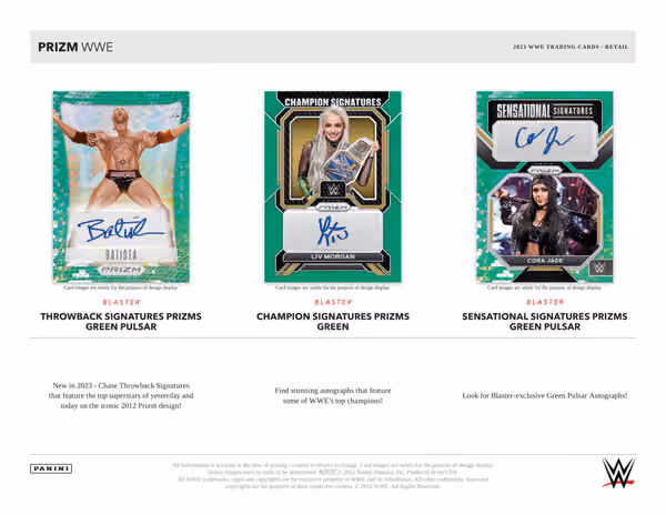2023 Panini Prizm WWE Wrestling Blaster Box view 5