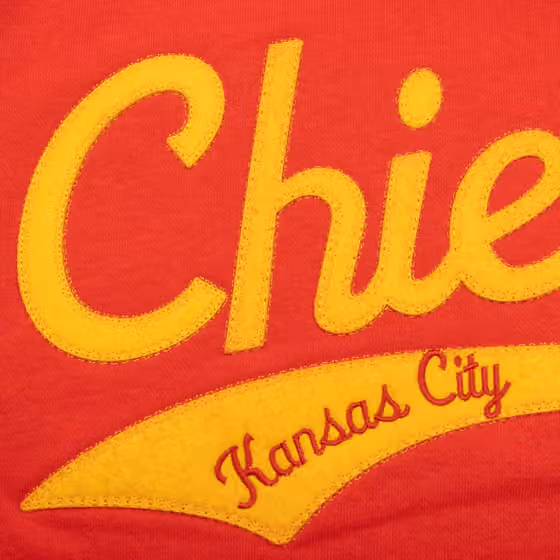 Kansas City Chiefs Rewind Script Nike Club NFL Hoodie Red view 3
