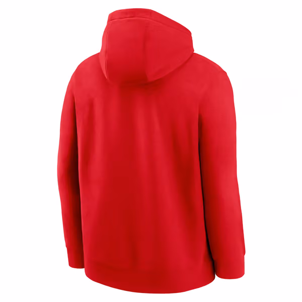 Kansas City Chiefs Rewind Script Nike Club NFL Hoodie Red view 2