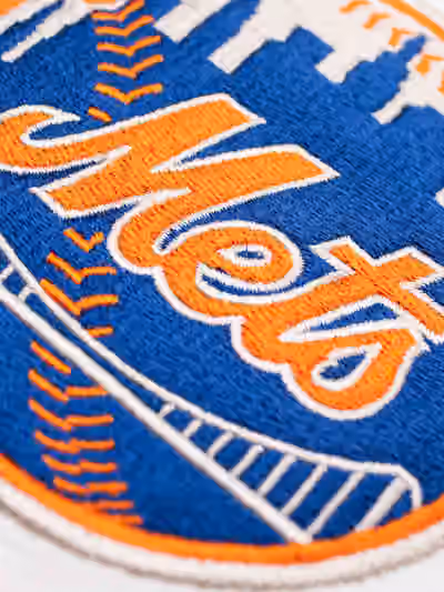 New York Mets Ballpark Hot Dog Oversized MLB T-Shirt Cream view 4