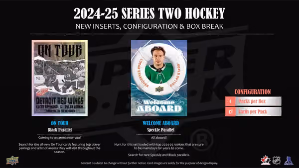 2024/25 Upper Deck Series 2 Hockey NHL Tin Box view 2
