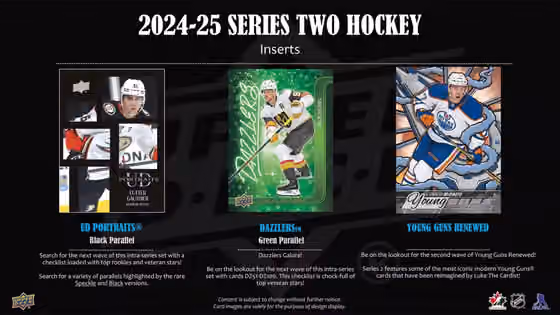 2024/25 Upper Deck Series 2 Hockey NHL Tin Box view 3