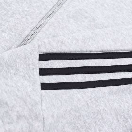 Los Angeles Kings adidas 2021/22 NHL Authentic Apparel Full-Zip Hoodie Grey view 6
