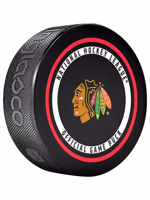 Chicago Blackhawks 2026-27 NHL Official Game Puck view 3
