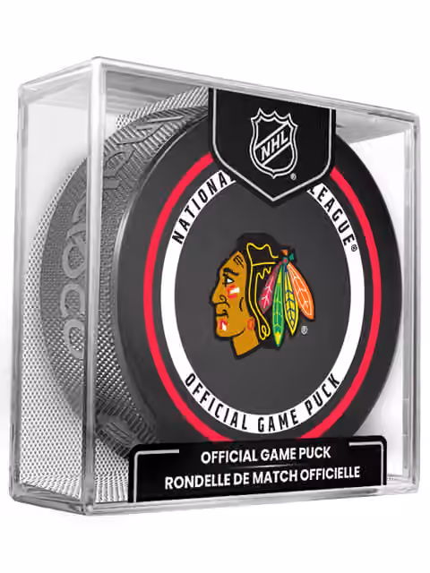 Chicago Blackhawks 2026-27 NHL Official Game Puck view 1