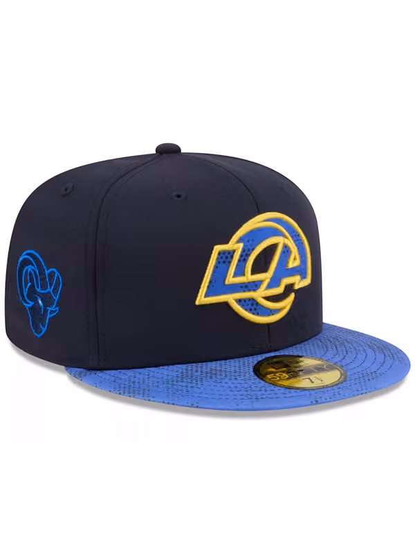 Los Angeles Rams 2026 NFL Rivalries Sideline 59FIFTY Fitted Cap Navy product photo