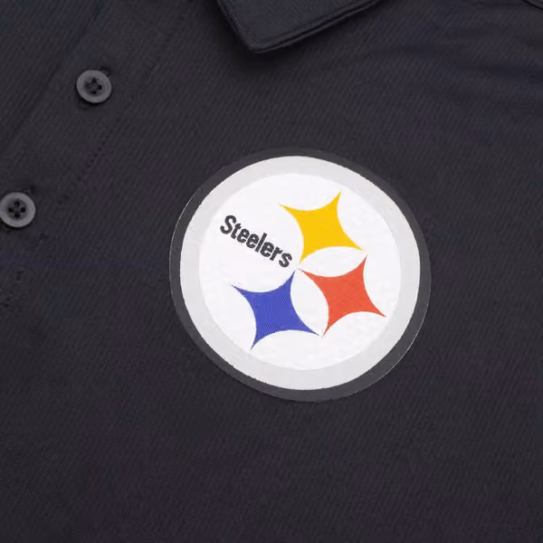 Pittsburgh Steelers Team Logo Franchise Nike NFL Polo Shirt view 3