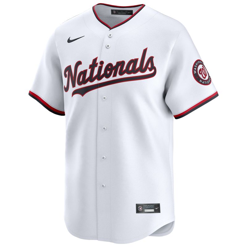 Washington Nationals Nike Limited MLB Baseball Jersey Home White view 1